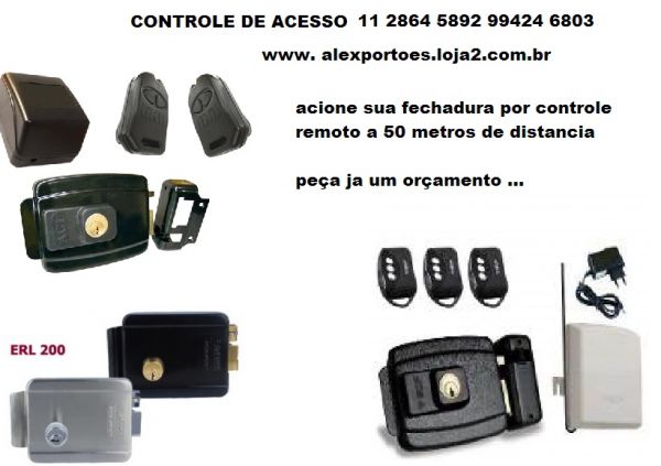 controle acesso kit controle e fechadura